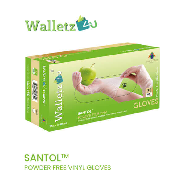 SANTOL™ Powder Free Vinyl Gloves – 1 Pallet 1,200 Boxes – 120,000 gloves - Image 3