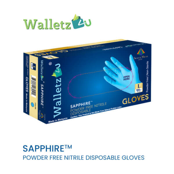SAPPHIRE™ Powder Free Nitrile Gloves 1 Pallet 1,500 Boxes – 150,000 Gloves - Image 3