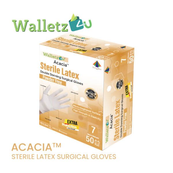 ACACIA™ Sterile Latex Surgical Gloves - Image 2