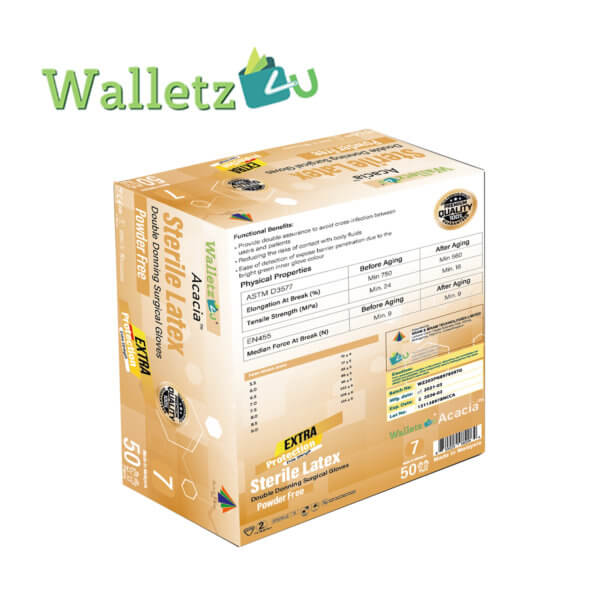 ACACIA™ Sterile Latex Surgical Gloves - Image 3